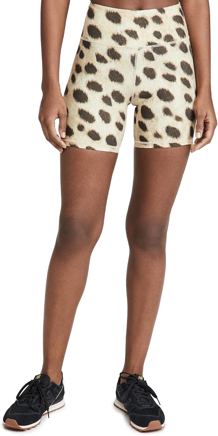 old navy leopard bike shorts
