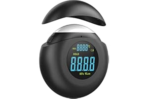 SWAREY Light Meter Digital Illuminance Meter Handheld Ambient Measurer with 360° Detector, Measurer with Range up to 200,000 lux with LCD Display, Light Meter for Factories, Warehouses, Offices