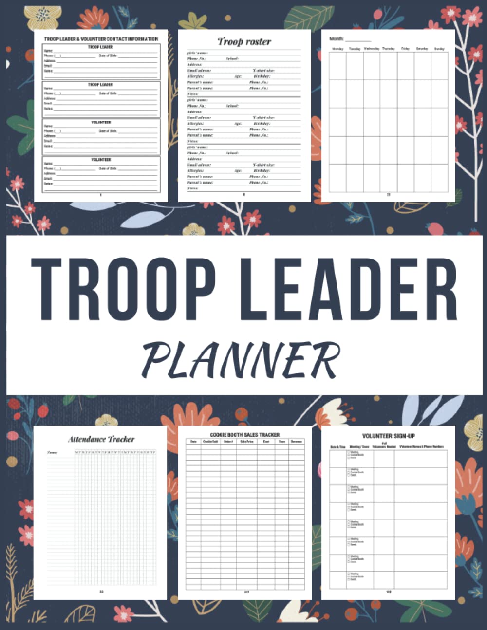 troop leader planner undated girl scout troop organizer for brownie multi level troops troop leader planners for all level scouts publishing books gemey 9798498146669 amazon com books