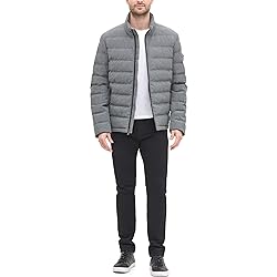 DKNY Men's Jon Quilted Stand Collar Puffer