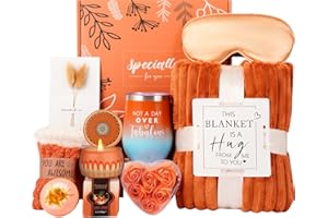 HAIBEOT Mom Christmas Gifts,Fall Gifts Basket for Women Mom Grandma Girlfriend Her Sister Wife Birthday,Self Care Get Well Spa Box,Thank You,Coworker,Teacher,Retirement,Thanksgiving, Women Christmas Basket