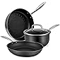 Nonstick Frying Pan Set, Induction Cookware with 4 Pieces, Momostar Skillets Nonstick with Lids, Cooking Pan 100% PFOA…