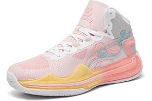 Bacury Women’s Basketball Shoes Breathable Non Slip Sneakers Lightweight Fashion Outdoor Sports Shoes