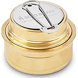 Solo Stove Solo Alcohol Burner - Efficient Spirit Burner Cooktop with Flame Regulator | Camp Stove with Fuel Storage Rubber Gasket