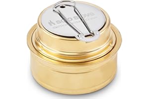 Solo Stove Solo Alcohol Burner - Efficient Spirit Burner Cooktop with Flame Regulator | Camp Stove with Fuel Storage Rubber Gasket