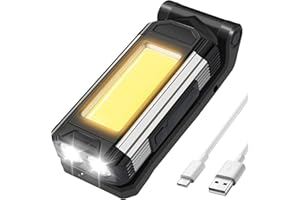 DARKBEAM LED Rechargeable Work Light, Magnetic Underhood Work Light with Stand, Portable Work Lights for Mechanics, Car Repai