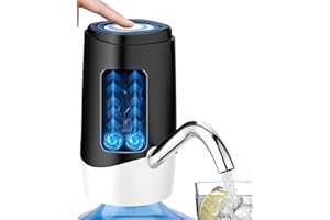 Cozycharm Water Dispenser Pump, USB Charging Automatic Drinking Water Pump for Mini Water Jug Dispenser Portable, Ideal for Home Kitchen Living Room Office Camping