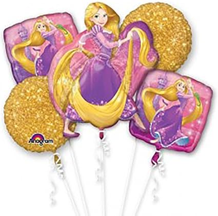 Amazon Com Balloons Disney Princess Rapunzel Bouquet Birthday