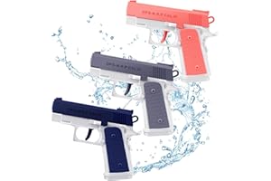 ECJWEI Squirt Guns, 3-Pack Water Guns for Kids, 100Cc Small Water Gun Water Blaster Soaker for Boys and Girls, Ideal Summer Toys for Swimming Pool Beach Outdoor