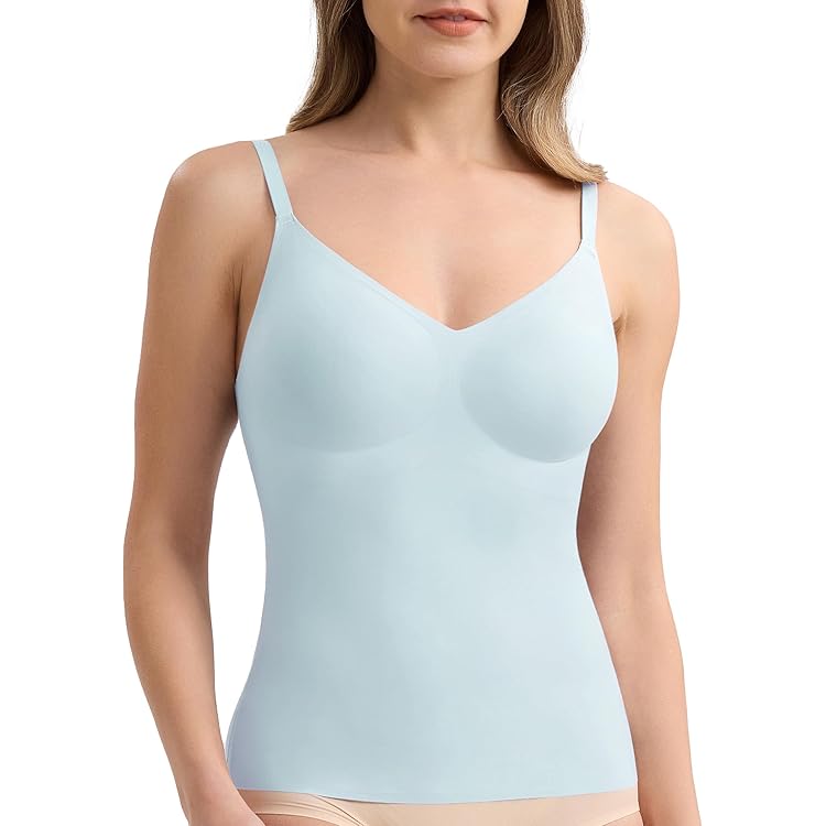 Self Expressions Women's Wirefree Camisole with Foam Cups