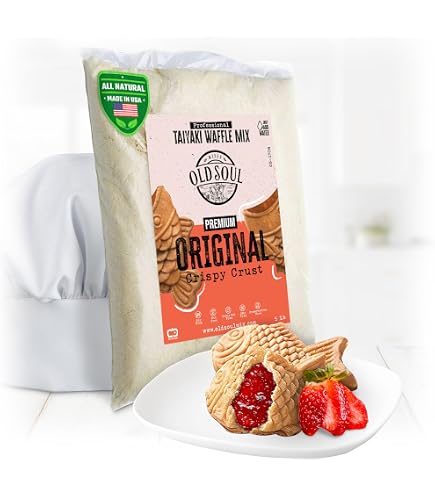 Amazon.com: OldSoul Professional Taiyaki Waffle Mix | Crispy