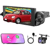 [4+64G] Car Radio for Volkswagen Beetle 2004-2010 with Wireless Carplay | 6.8 inch IPS Touchscreen Android 15 VW stereo support Bluetooth/Hi-Fi Audio/GPS/Wifi/FM Radio/SWC+AHD Backup Camera