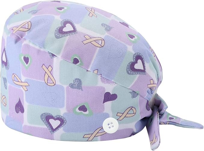Lot De 4 Bonnets Turban Coton - Réglable Unisexe - Bandeau Absorbant - Pour Maison, Spa, Soins