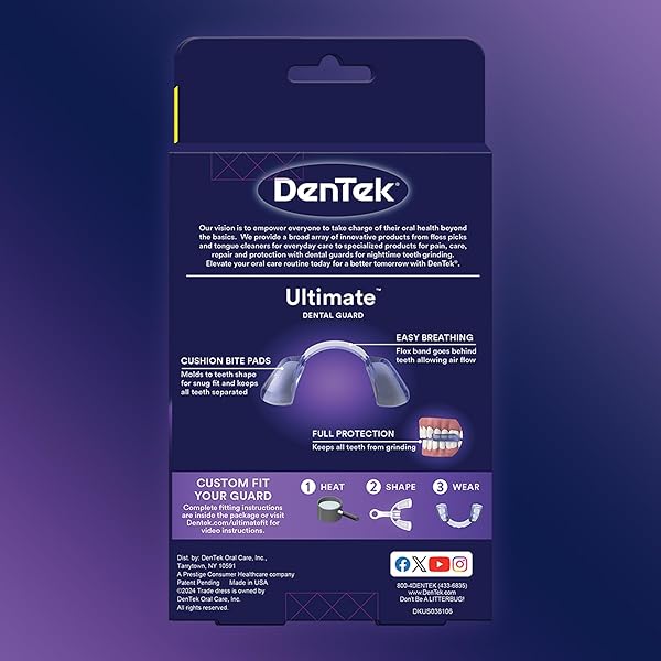 DENTEK ULTIMATE GUARD FOR NIGHTTIME TEETH GRINDING