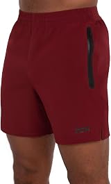 TCA Elite Running Shorts Men with Zip Pockets Asphalt S