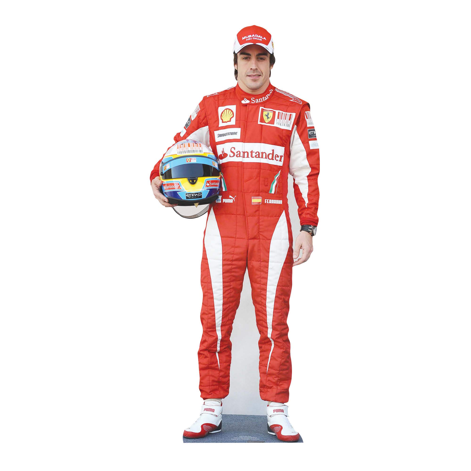 Star Cutouts Fernando Alonso Lifesize Cardboard Cutout – Formula One Racing Display for Motorsport Fans & Events — image 1