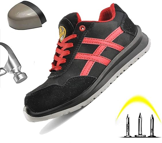 wide fit lightweight safety shoes