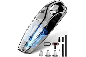 Upbooz Handheld Vacuum Cordless Rechargeable Portable Car Vacuum, 7500Pa Powerful Suction Mini Hand Held Vacuum, 670ML Cup Lightweight Small Vacuum Cleaner for Car/Office/Home, Pet Hair