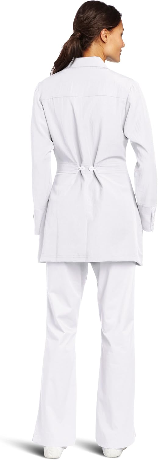 WonderWink Women's Scrubs Utility Girl Stretch Lab Coat: Medical Lab Coats: Clothing