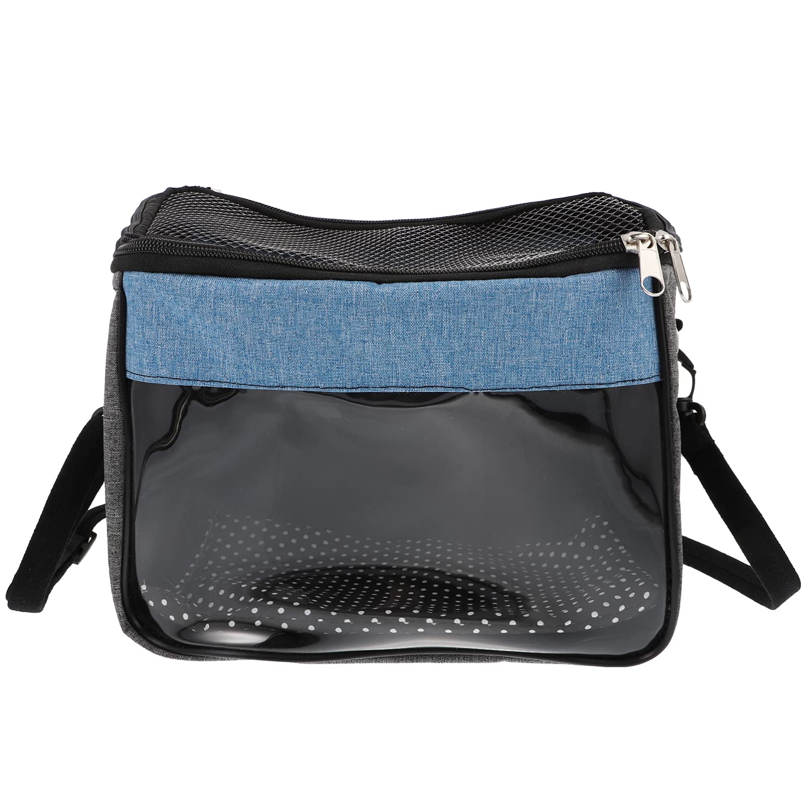 POPETPOP Hamster Carrier Bag Small Animal Bonding Soft Pouch Portable Travel Bag with Adjustable Strap and Breathable Mesh for Squirrel Mice Sugar Glider