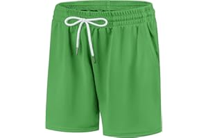 Guicizi Boys Athletic Shorts Mesh Basketball Soccer Shorts Fitted Breathable Quick Dry Running Gym Shorts for Kids Youth