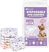 Pet Soft XXS 20 Pcs Female Dog Diapers, Moisture Indicator, Soft Cotton