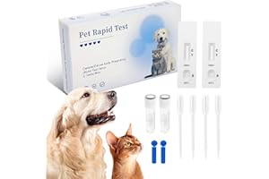 Dog & Cat Pregnancy Test Kit, 5-10 Min Fast Results with High Accuracy, Relaxin Detection for Breeders & Pet Owners, No Blood