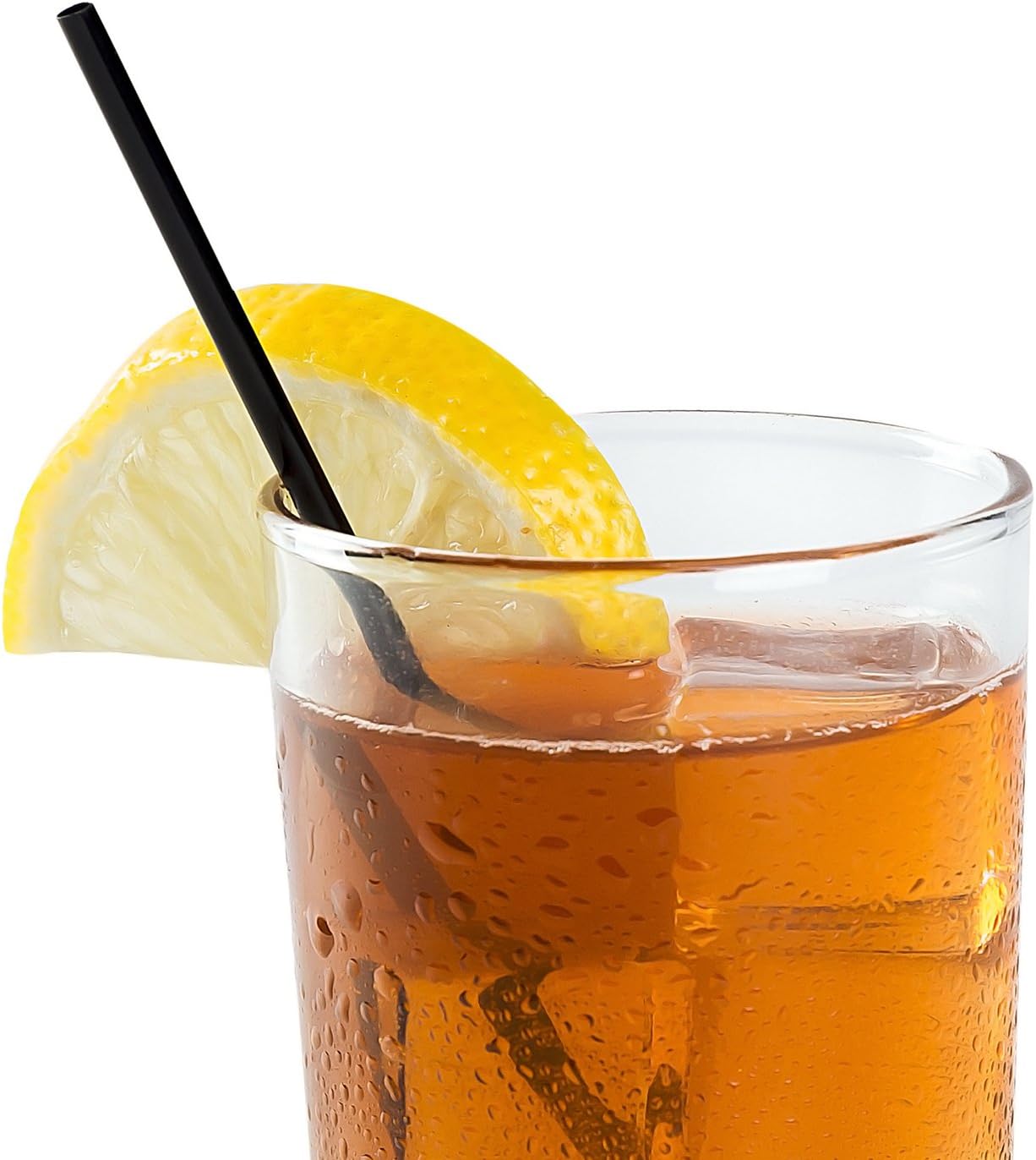 AmerCare 13 cm Black Sip Straw/Stirrer, Case of 10,000