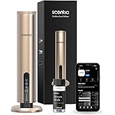 Wireless Waterless Hotel Scent Diffuser, App Control, 1500 Sq. Ft Gold | Scentia Max Premium Scent Diffuser for Home, Hotel &amp; Spa | Covers Up to 1,500 Sq. Ft. | Ambient Light | Portable &amp; Wireless