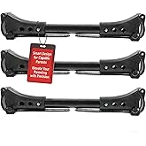 ibasenice 3pcs Stroller Cart Connector for Twins Car Gadgets Universal Pushchair Connector Universal Stroller Accessories Black, 7.9 x 1.8 x 1.6 inches