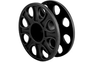Diving Spool Reel, Durable Plastic Construction for Flat Line, Up to 31m Length, Corrosion-Resistant Design, for Underwater A