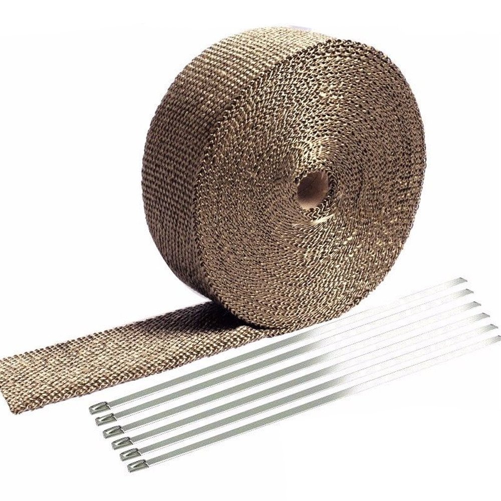 Buy Etopars 5CM X 5M Titanium Roll Black Racing Exhaust Heat Header