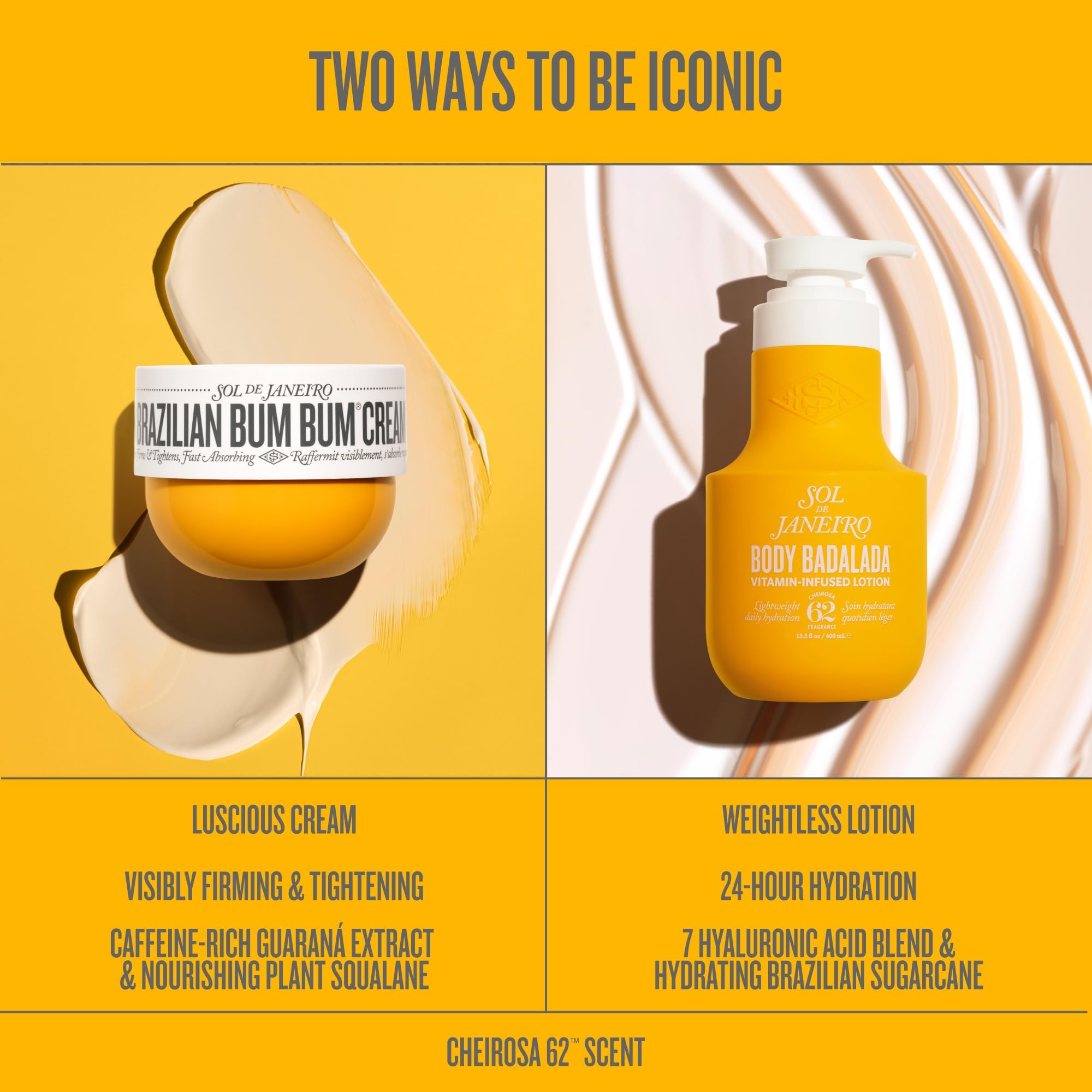 SOL DE JANEIRO Body Badalada Vanilla Lotion | Vitamin-Infused Body Lotion | Cheirosa 62 Fragrance | 13.5 fl oz.