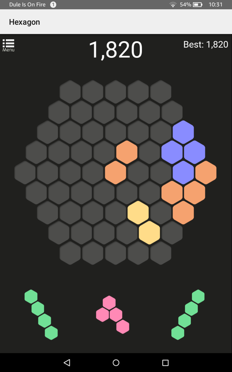 Hexagon Match Game Appstore for Android