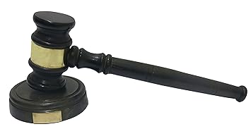 Ages Behind Wooden Gavel (Hammer) 10 Long