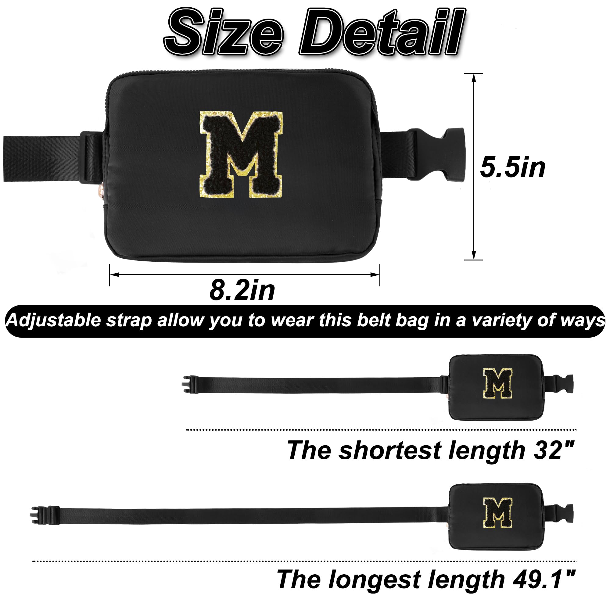 Uygafly Fashion Waist Packs Cute Teen Trendy Stuff