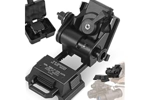 HTPREC NVG Mount for PVS14/15/18 G24 Night Vision Goggles Adjustable L4 G24 Metal NVG Helmet Mount PVS 31 CNC Dovetail NVG Mount