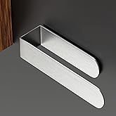 HUFEEOH Hand Towel Holder, Silver Hand Towel Bar, Self Adhesive Bathroom Towel Bar Stick on Wall, Stainless Steel Brushed