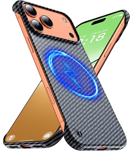 GRECAZO Custodia IPhone 15 Pro Max: Sottile, Magnetica E Con Cordino Antiurto!