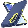 Jiunai for Samsung Galaxy A55 5G Case, Galaxy A55 Case Shockproof Heavy Duty Dual Layer Protective Tough Dust Proof Rugged Cover Cell Phone Case for Samsung Galaxy A55 5G 6.6’’ Display 2024, Blue