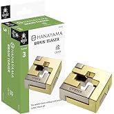 BePuzzled |Cross Hanayama Cast Metal Brain Teaser Puzzle Level 3 Mensa-Rated Puzzles for Kids and Adults Ages 12 and Up