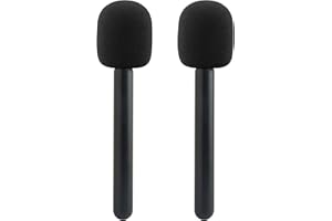 JCMOYUTY for DJI Mic Holder, Stand for DJI Mic 1/2, Replacement Interview GO Handheld Adaptor for Rode Wireless GO II / 2 / ME/Pro, Wireless Lav Microphone Handle Mount 2-Pack Adapter Accessories
