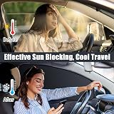 ZATOOTO Car Window Shades 2Pcs Magnetic Sunblock Privacy Black Universal view 4