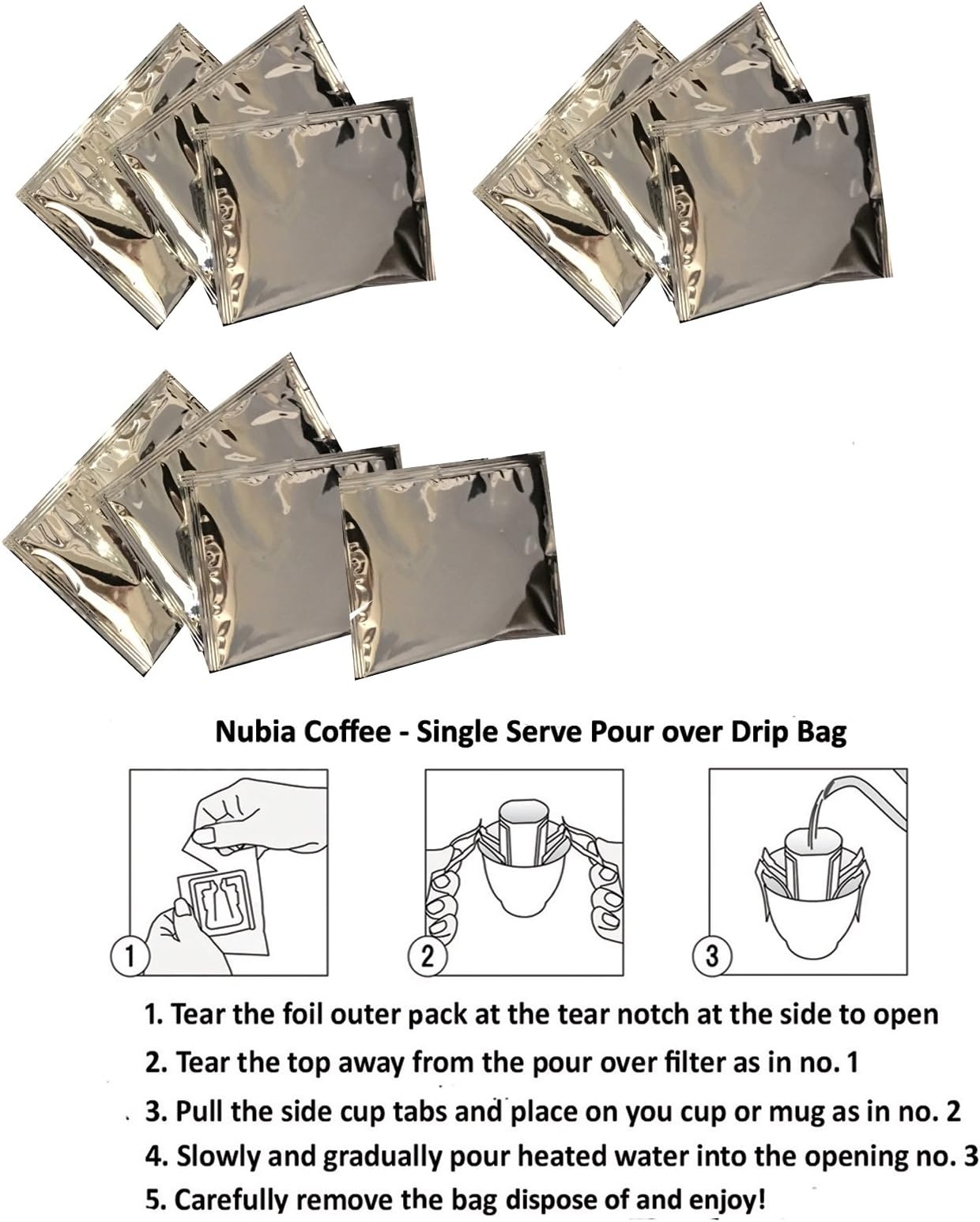 Single Serve Pour Over Drip Bag