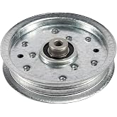 MaxPower 332511B Flat Idler Pulley | For MTD, Cub Cadet, Troy-Bilt Replaces 956-04129, 753-08171, 756-04129