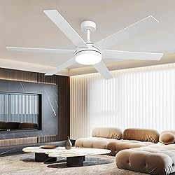 Vaczon 60 Inch Ceiling Fans with Lights and