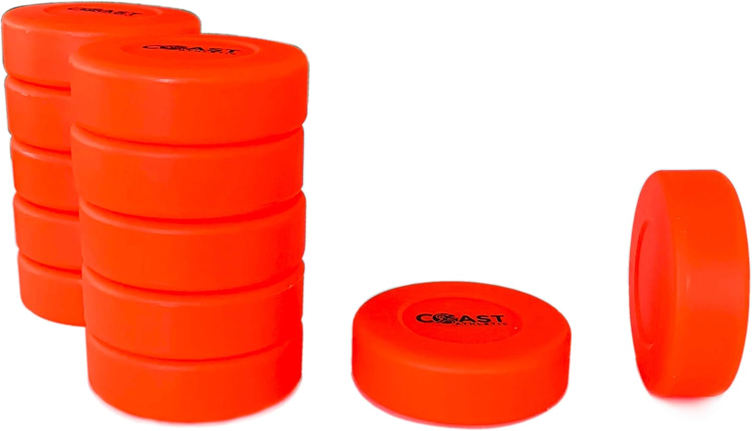 Coast Athletic Soft Shot Hockey Pucks | Street Hockey Pucks | Floor Hockey Pucks (12 Pack) : Sports & Outdoors