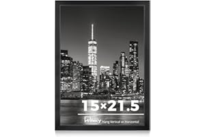 Annecy 15x21.25 Picture Frame Black（1 Pack）, 15 x 21.25 Picture Frame for Wall Decoration, Classic Black Minimalist Style Suitable for Decorating Houses, Offices, Hotels