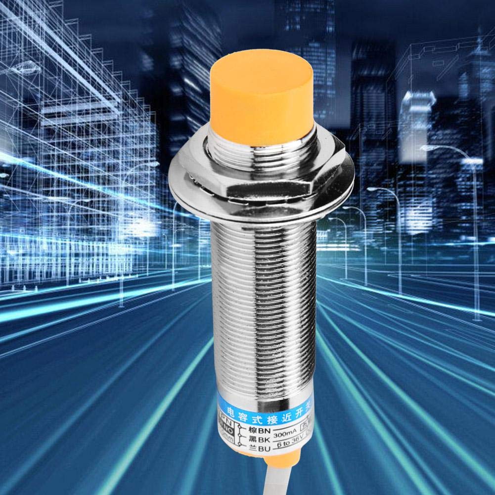 LJC18A3-B-Z/BX DC12~24V Capacitive Proximity Sensor Switch Thread Type Approach Sensor Switch 10mm+-10% NPN - Image 3