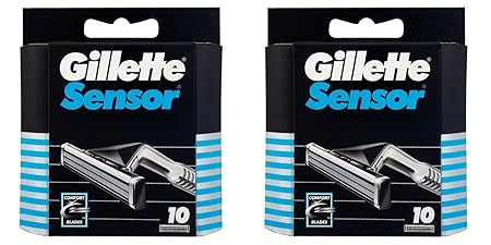 10 bis 60 Klingen Gillette Sensor (20 Klingen)